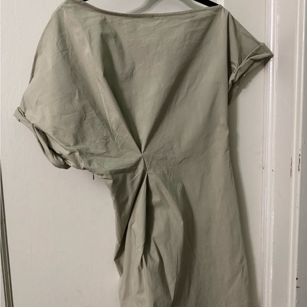 Chic Olive Green Dress